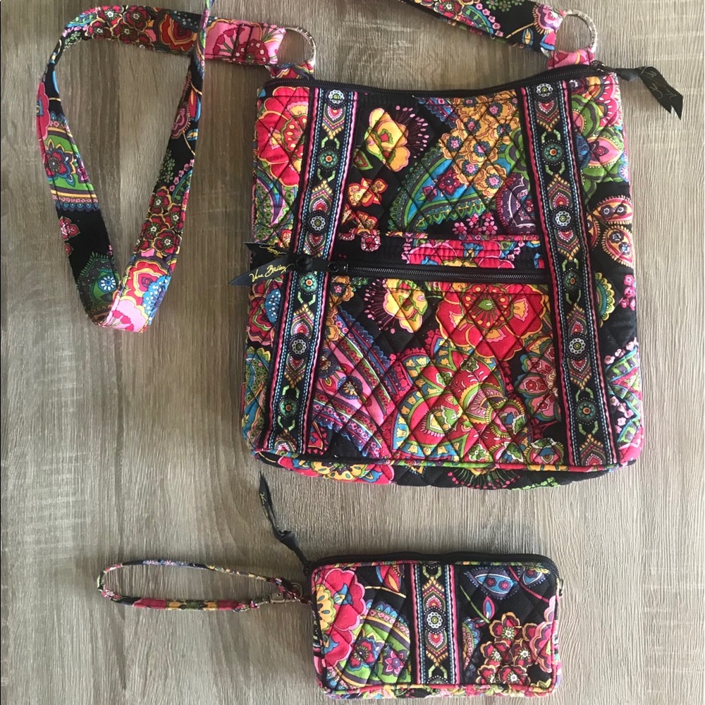 Vera Bradley purse with matching wallet